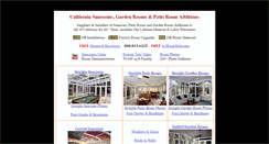 Desktop Screenshot of californiasunroomprices.com